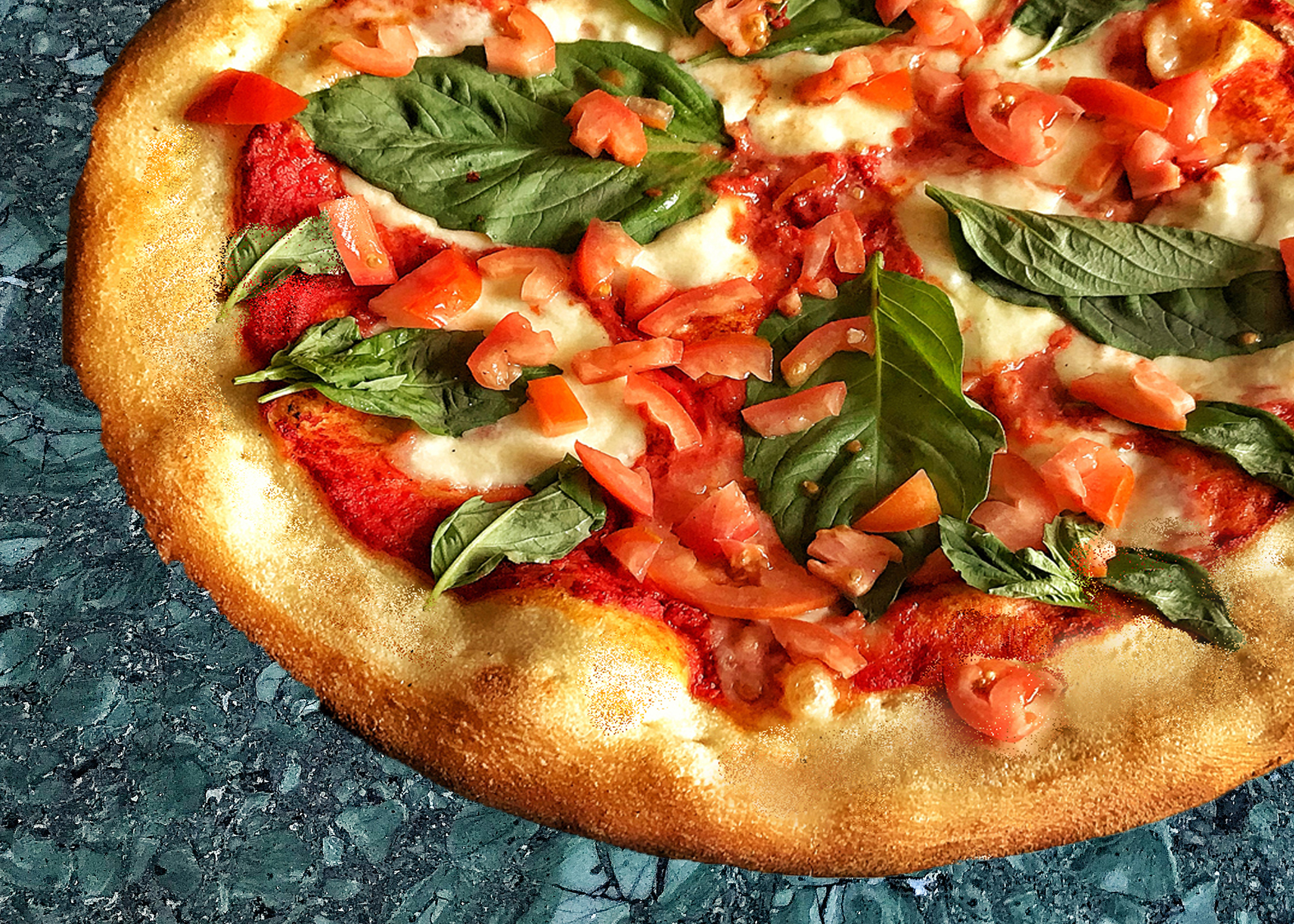 Order Margherita Pizza food online from Omg Pizza store, Los Angeles on bringmethat.com