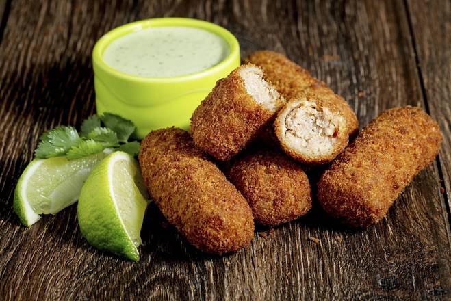 Order Ham Croquettes (5 pcs) food online from Dcuban Cafe- store, Norcross on bringmethat.com