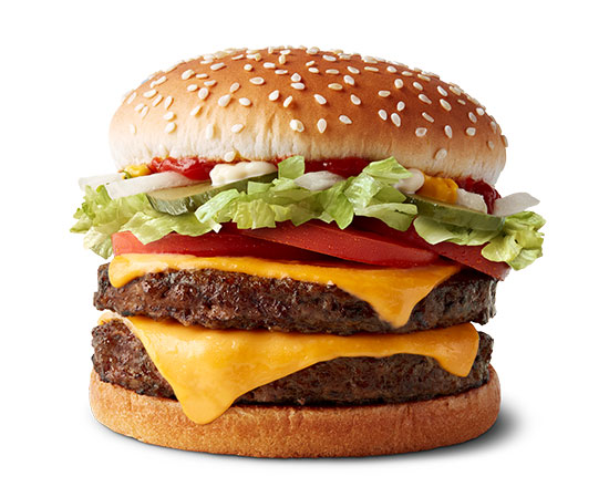 Order Double Quarter Cheese Deluxe food online from Mcdonald store, De Pere on bringmethat.com