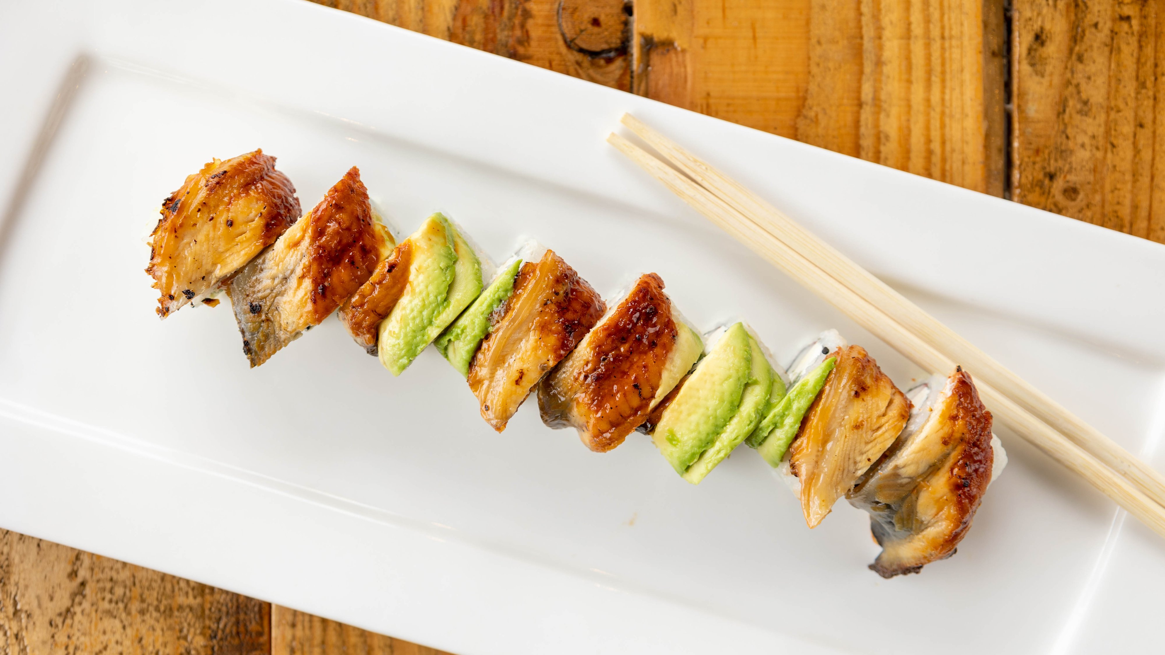 Order Dancing Eel Roll food online from Sumo Hibachi & Sushi store, Lexington on bringmethat.com