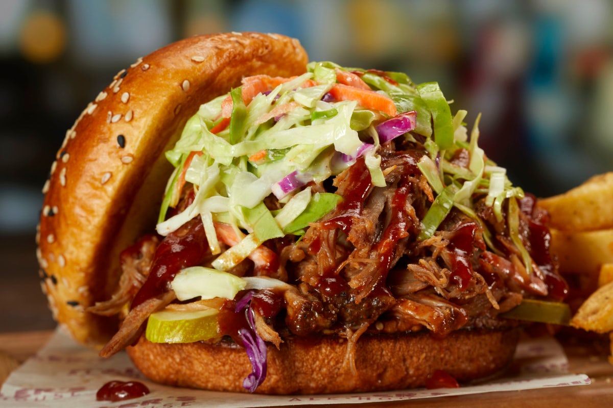 Order PULLED PORK SANDWICH food online from Miller Ale House store, Schaumburg on bringmethat.com
