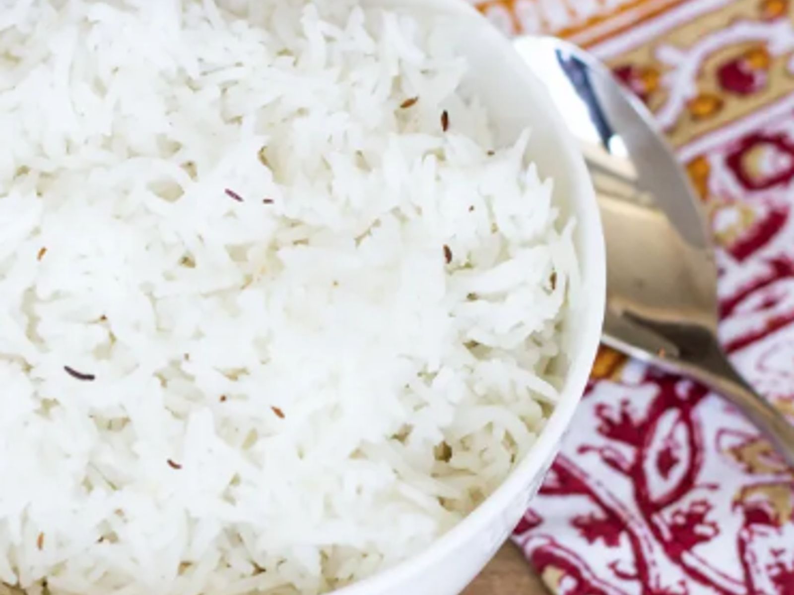 Order White Basmati Rice Infused with Cumin food online from Curry Home store, Pittsburgh on bringmethat.com