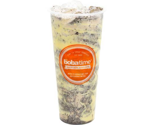 Order Oreo Milk Tea food online from Boba Time store, Rolling Hills Estate on bringmethat.com