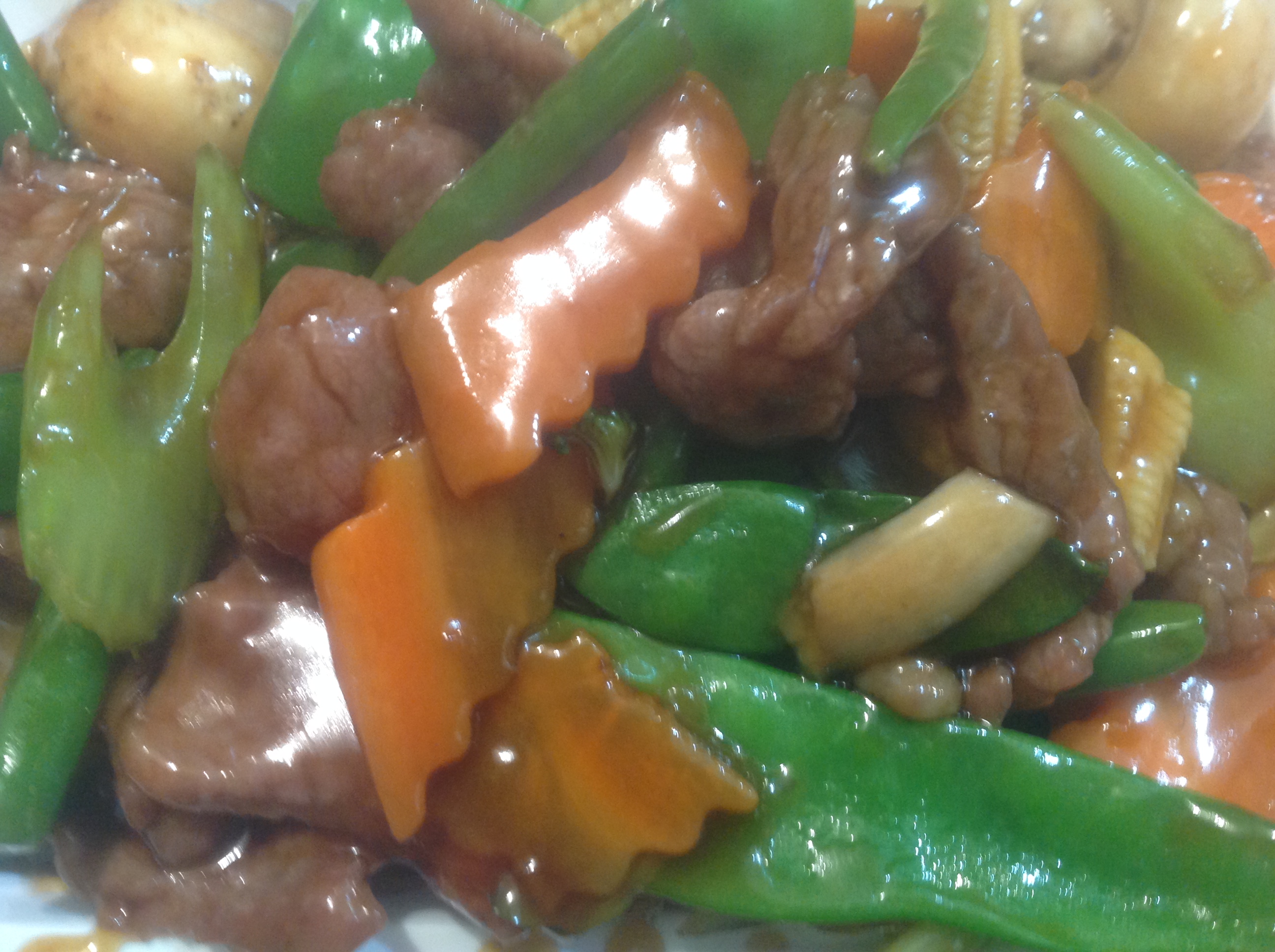 Order 93. Beef with Oyster Sauce food online from Woodside Kitchen store, Elmhurst on bringmethat.com