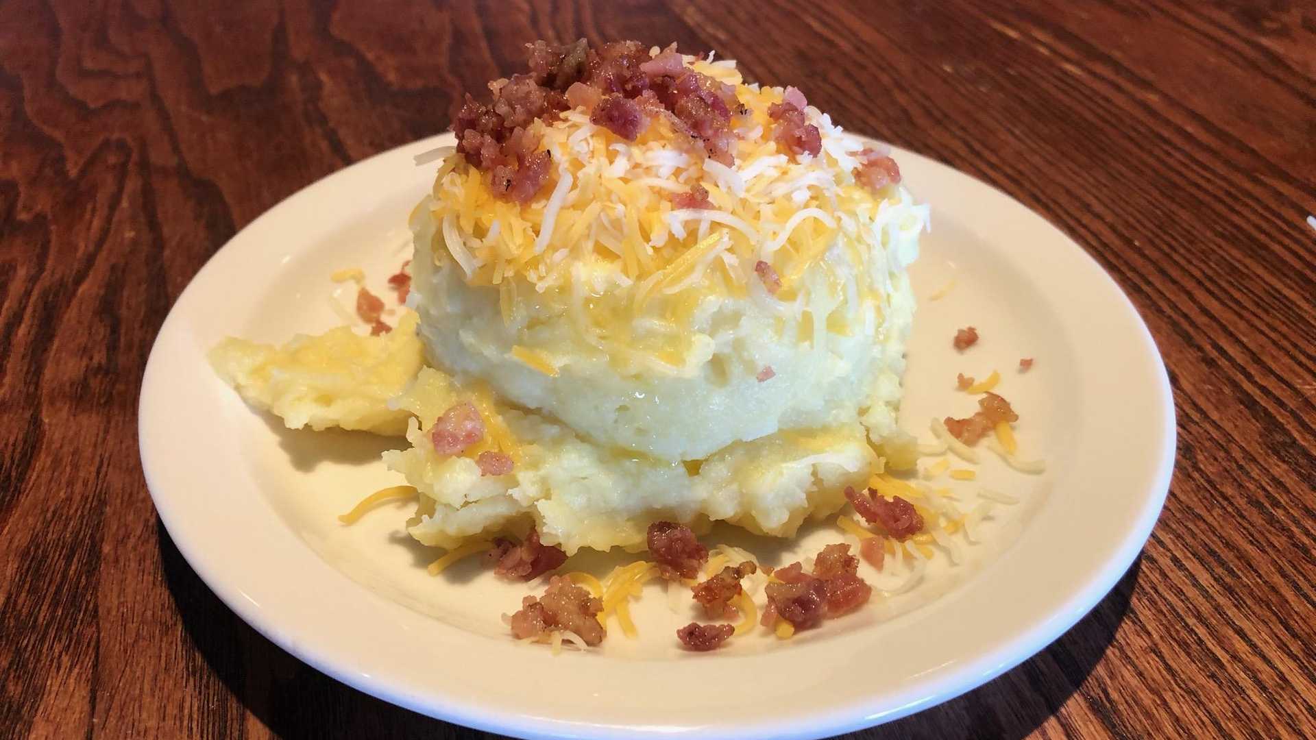 Order Loaded Mashed Potatoes food online from Kickback Jack's store, Mooresville on bringmethat.com