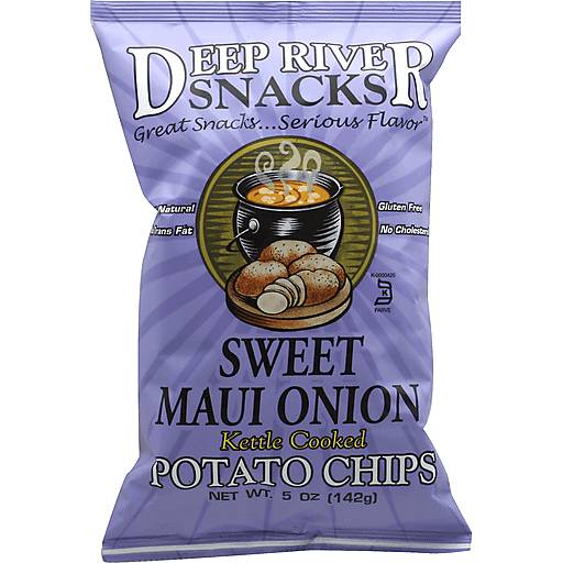 Order DEEP RIVER MAUI ONION CHIPS (5 OZ) 123656 food online from BevMo! store, Greenbrae on bringmethat.com