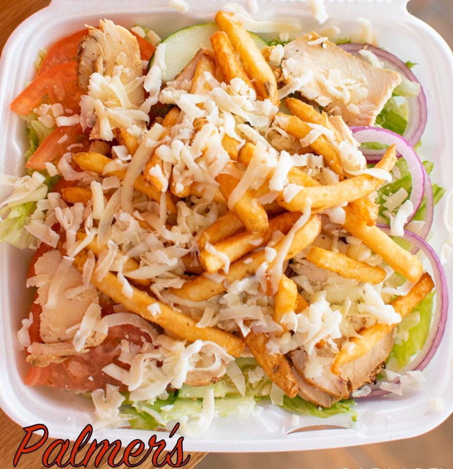 Order Antipasto Salad - Large food online from Palmer Pizza store, White Oak on bringmethat.com