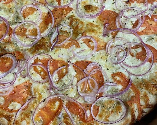Order White Veggie Pizza (Comes with 2 Free Toppings) food online from Supreme Pizza store, North Tonawanda on bringmethat.com