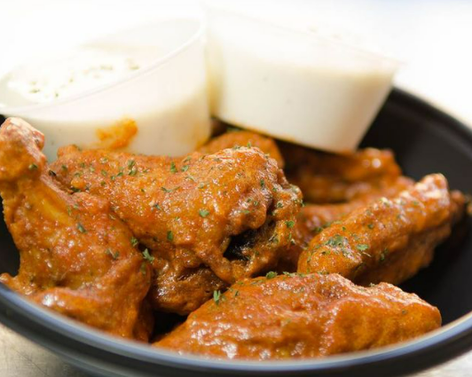 Order Three Pepper Buffalo Jumbo Wings food online from Philly's Best store, Chicago on bringmethat.com