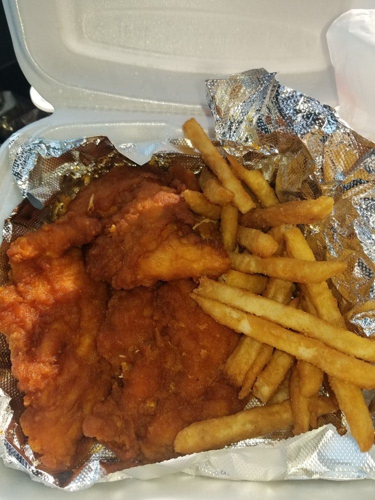 Order Chicken Fingers - Single (6 Pieces) food online from Broadway Bobby's store, Buffalo on bringmethat.com
