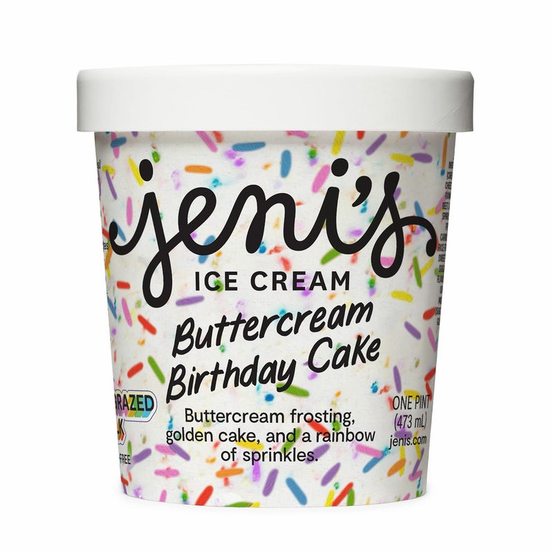 Order Buttercream Birthday Cake Pint food online from Jeni Splendid Ice Cream store, Decatur on bringmethat.com