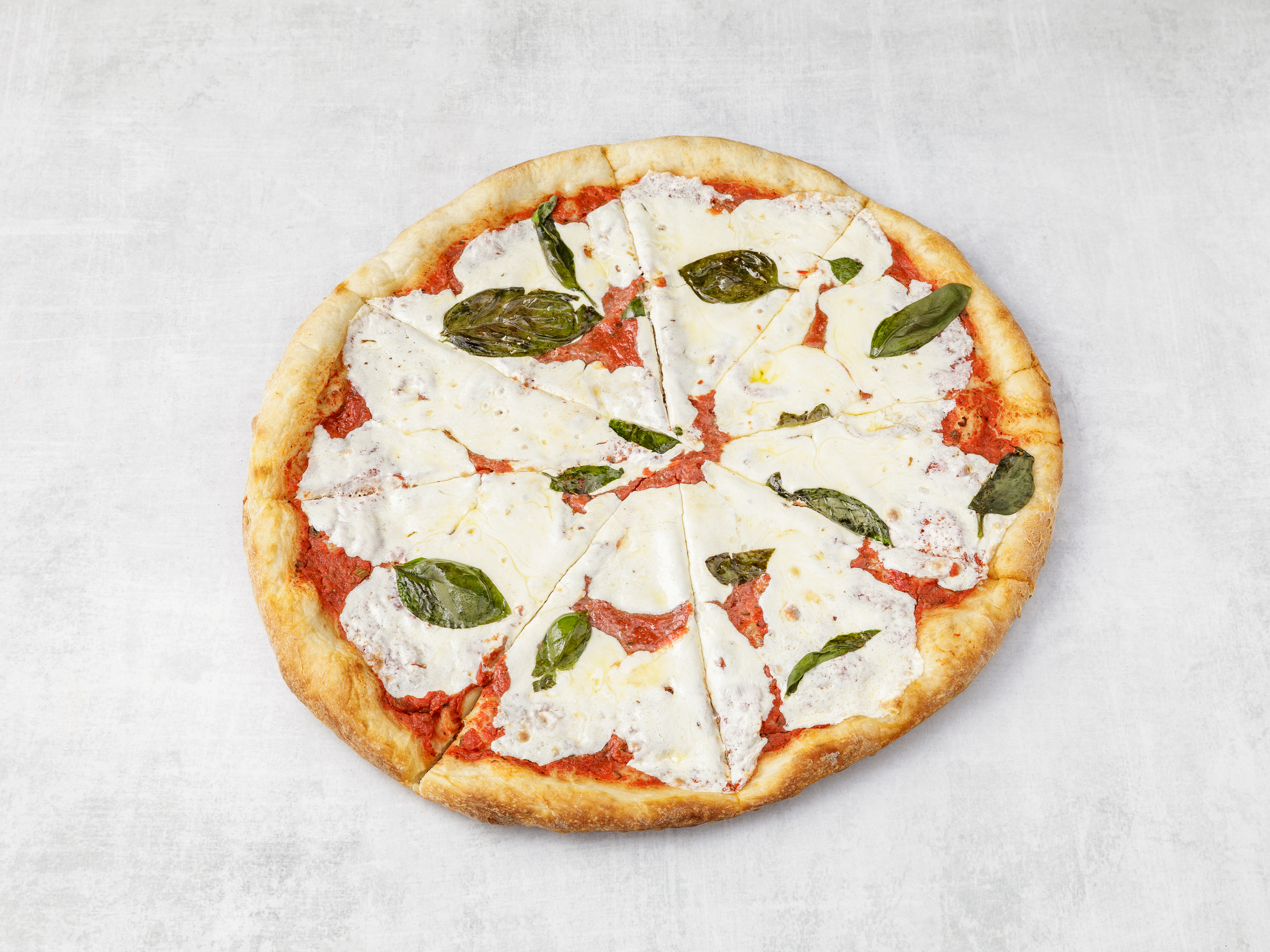 Order Margherita Pizza food online from Village Pizzeria store, South Orange on bringmethat.com