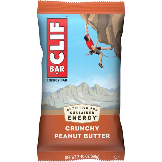 Order Clif Energy Bar Crunchy Peanut Butter (2.4 oz) food online from Rite Aid store, Mckinleyville on bringmethat.com