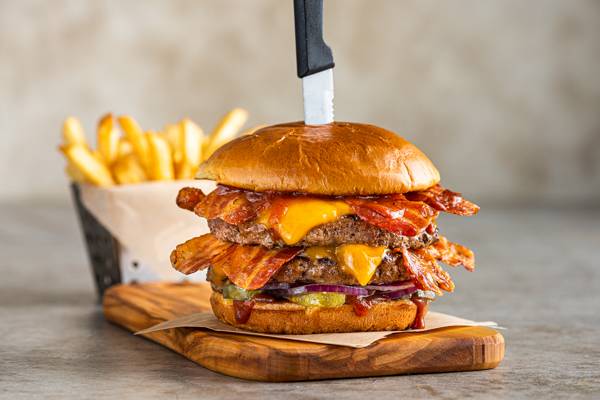 Order Big Bacon BBQ Burger* food online from Chilis store, Highlands Ranch on bringmethat.com