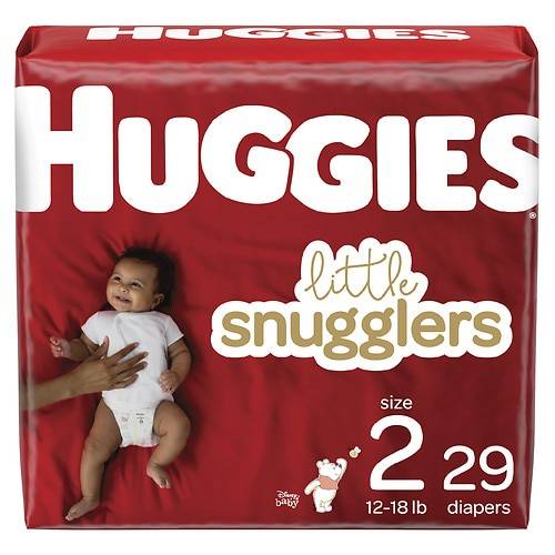 Order Huggies Little Snugglers Baby Diapers Size 2 - 29.0 ea food online from Walgreens store, Auburn on bringmethat.com