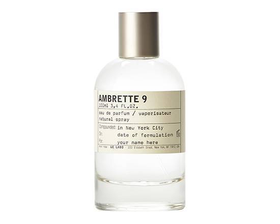 Order Ambrette 9 Eau De Parfum (100 ml) food online from Le Labo store, Berkeley on bringmethat.com