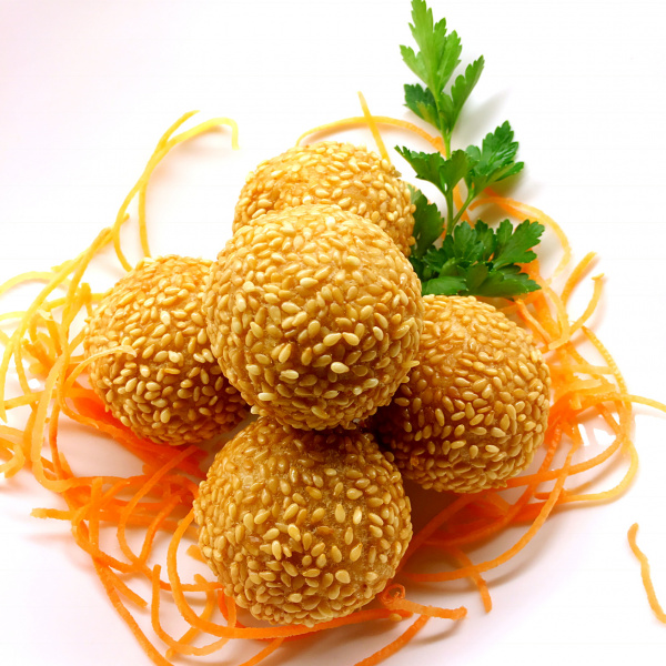 Order 6 Pieces Sesame Ball food online from Mei Ting Asian Fusion store, Warrington on bringmethat.com