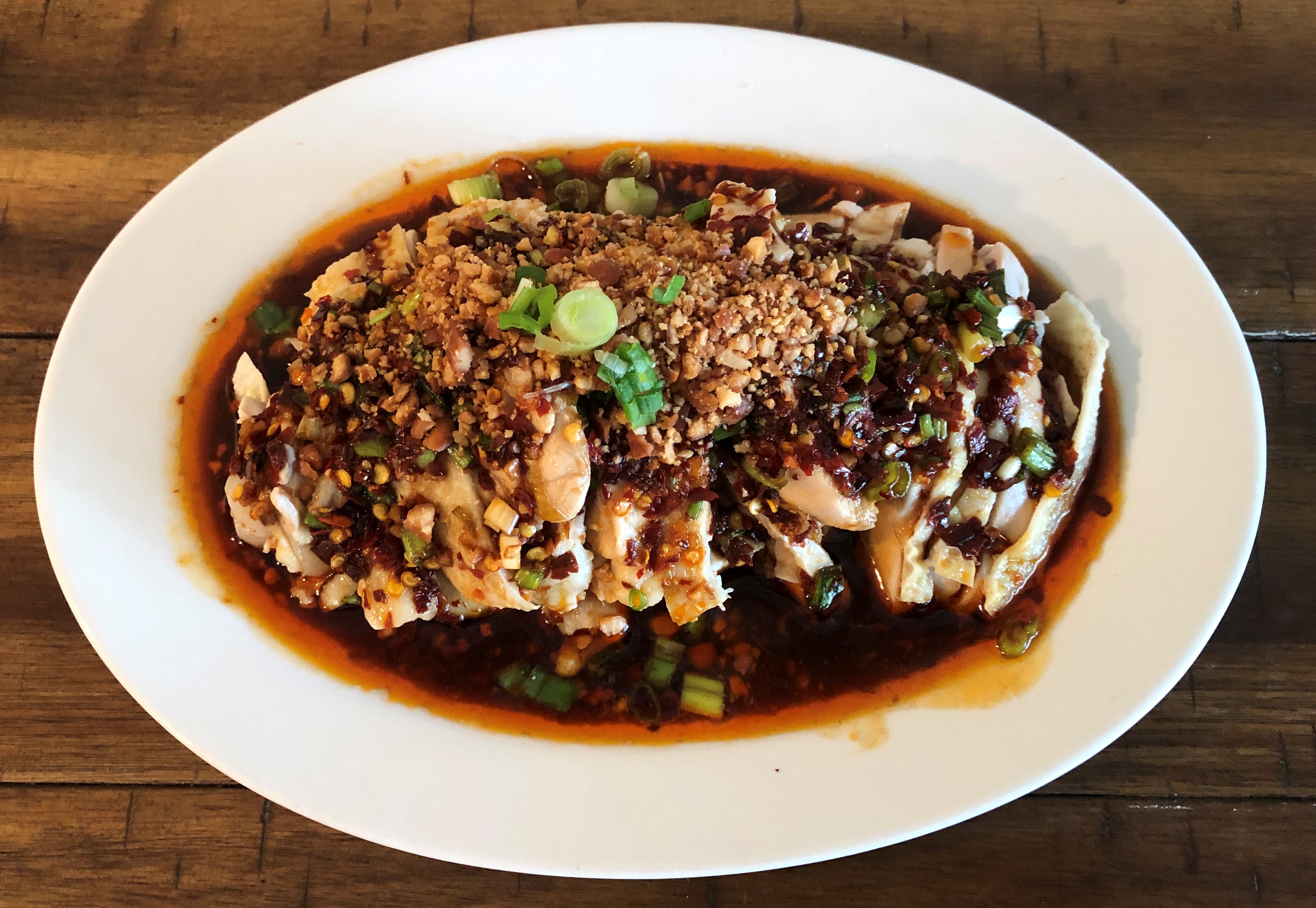 Order C4. Spicy Chopped Chicken  口水鸡 food online from Hai master kitchen store, Laguna Woods on bringmethat.com