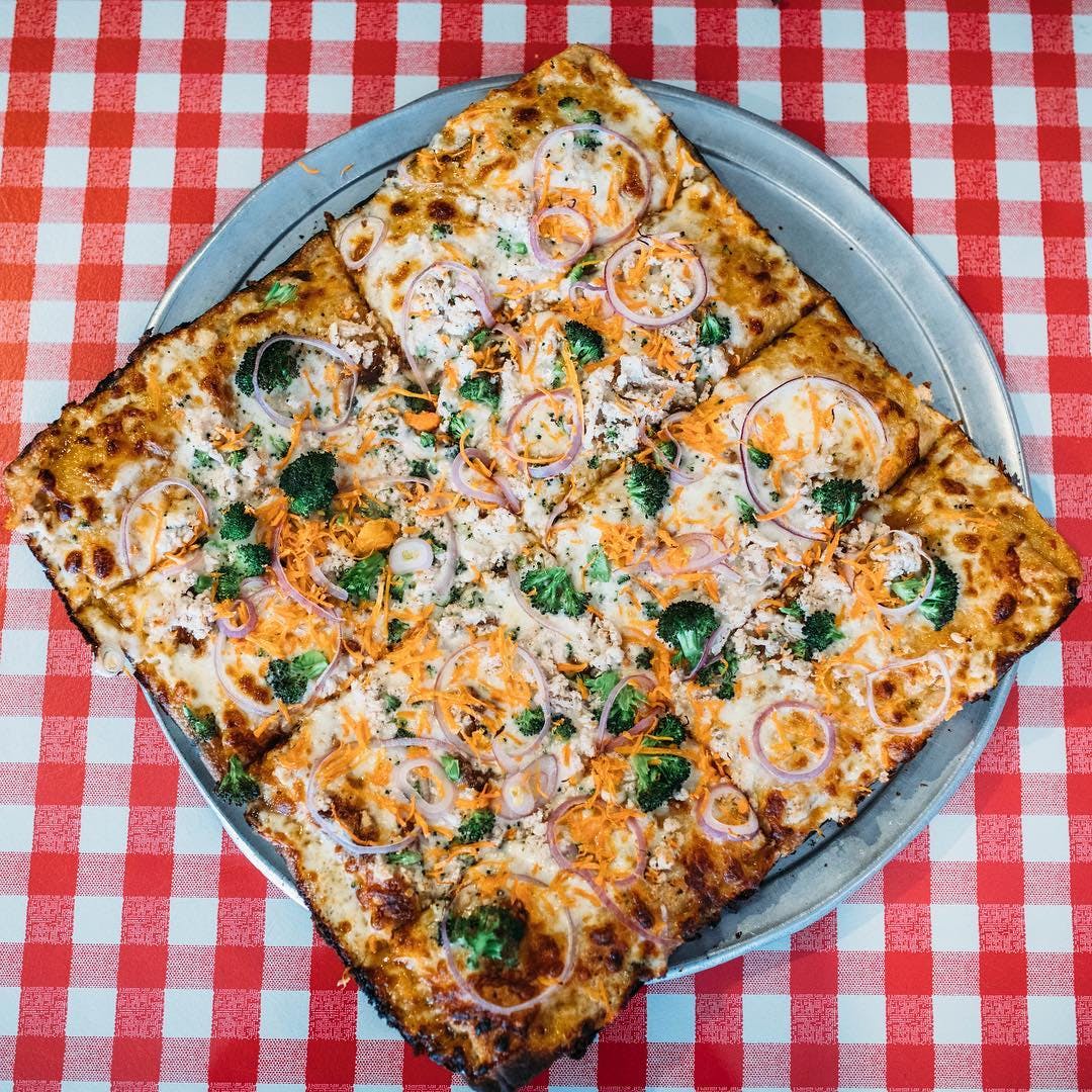 Order The Sicilian Pizza - Pizza food online from Ramunto's store, Bennington on bringmethat.com