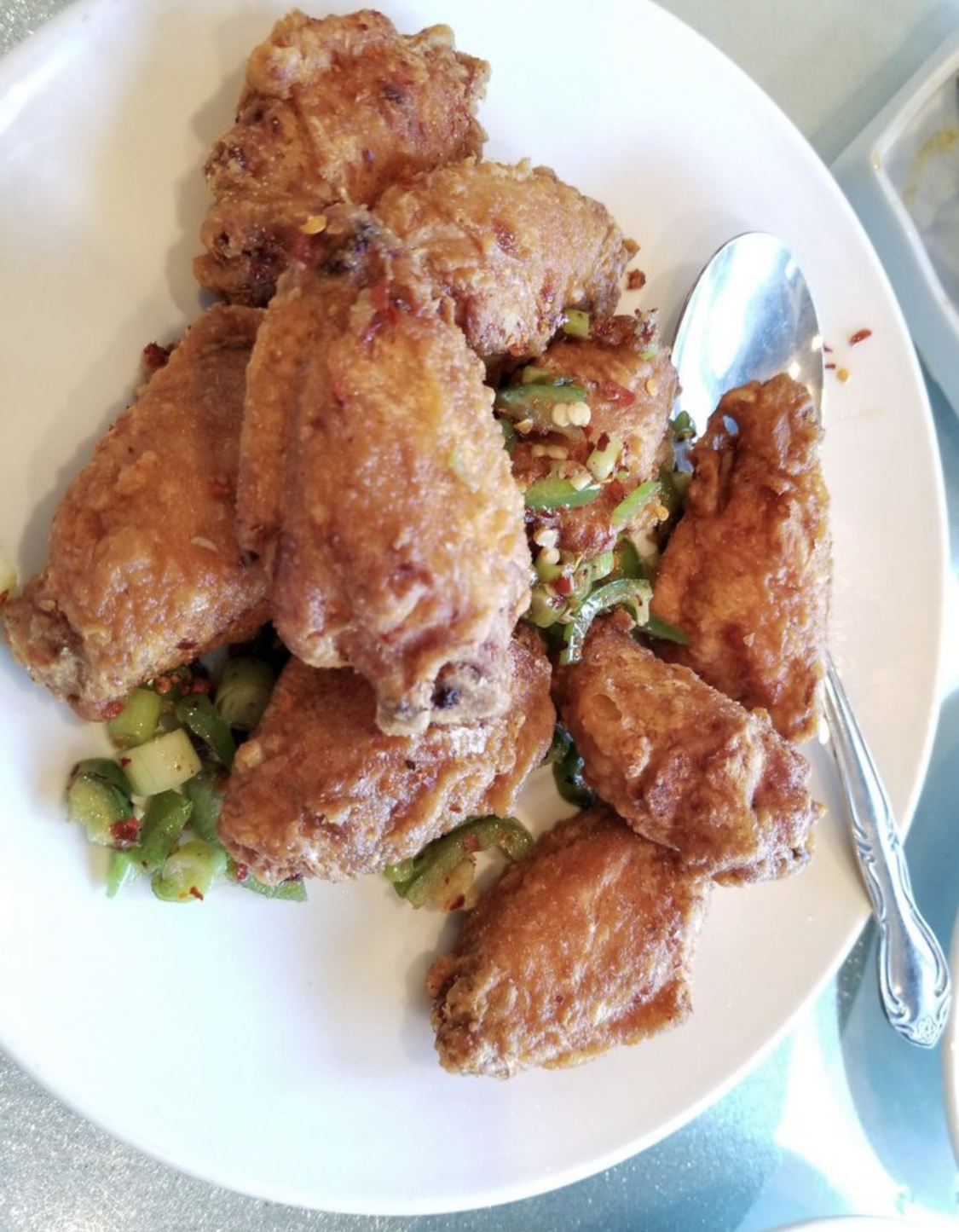 Order 13. Salt and Pepper Chicken Wings椒鹽雞翼 food online from Cheung Hing Restaurant store, South San Francisco on bringmethat.com