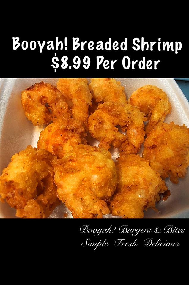 Order Hand Breaded Shrimp food online from Booyah Burgers store, Wyoming on bringmethat.com
