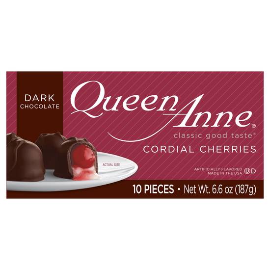Order Queen Anne Dark Chocolate Cordial Cherries, 6.6oz food online from CVS store, CHESTER on bringmethat.com
