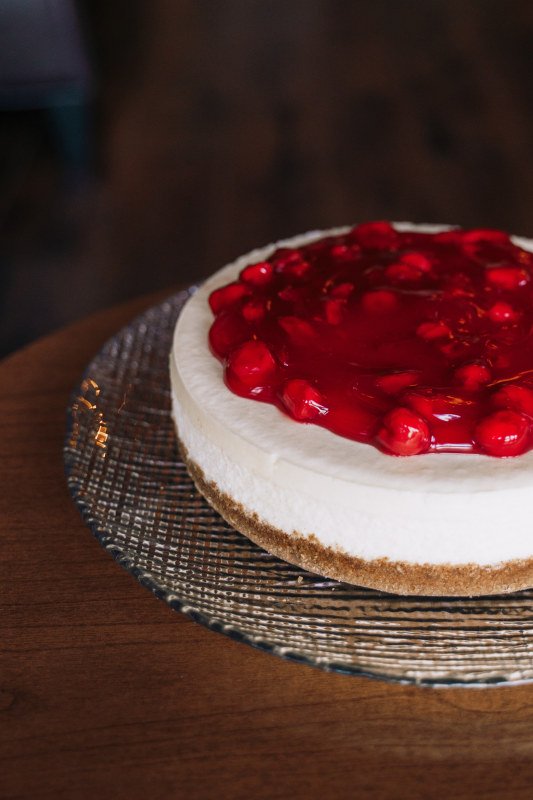 Order Cherry Cheesecake food online from Brew House Coffee & Bake Shop store, Maumee on bringmethat.com