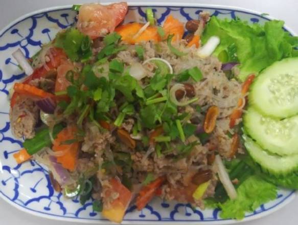 Order Woonsen Salad food online from Tomyumkung Thai Cafe store, Carrollton on bringmethat.com