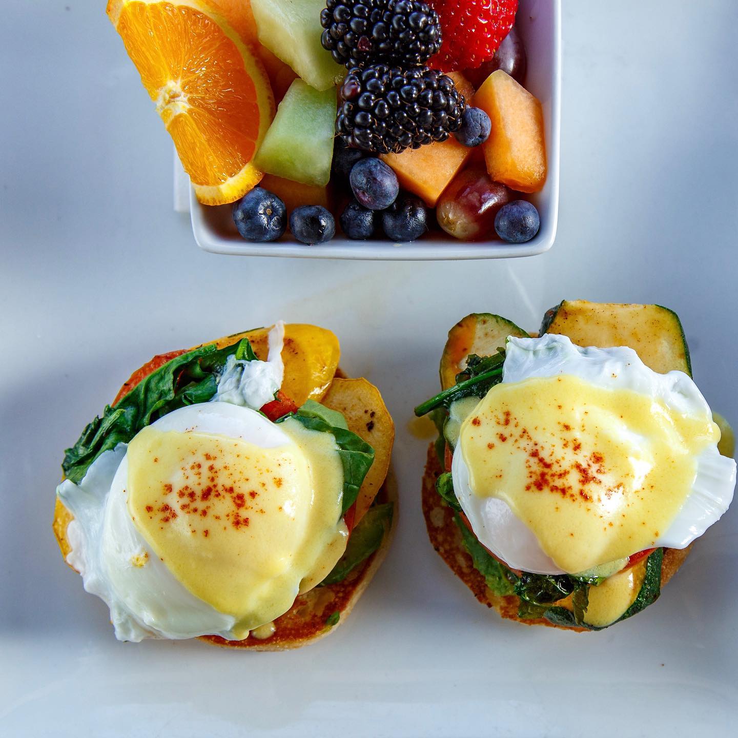 Order Veggie Benedict food online from Stray Hen Cafe store, Chicago on bringmethat.com