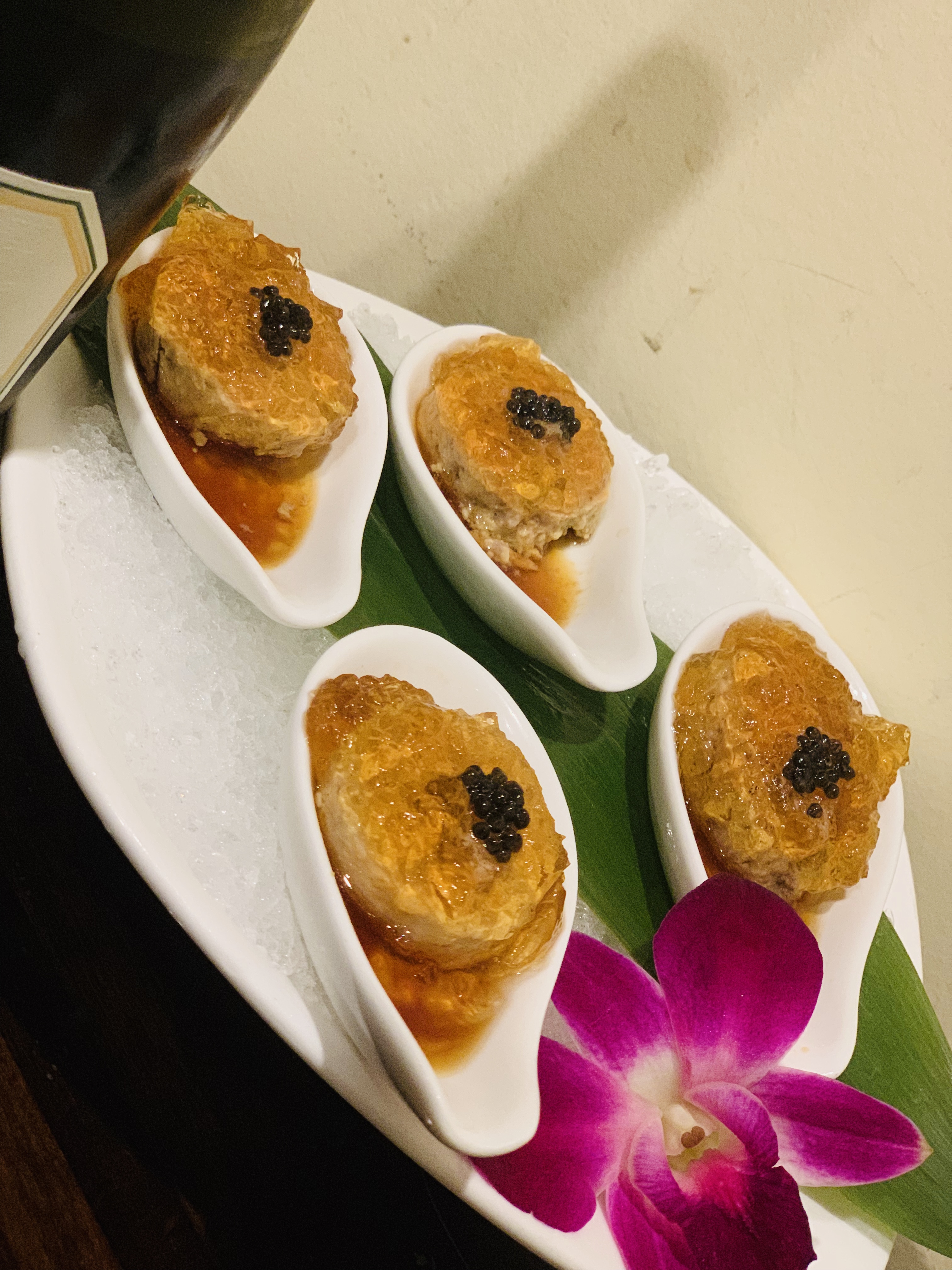 Order Ankimo Sashimi with Caviar food online from Kanpai Japanese Sushi Bar &amp; Gril store, Santa Monica on bringmethat.com