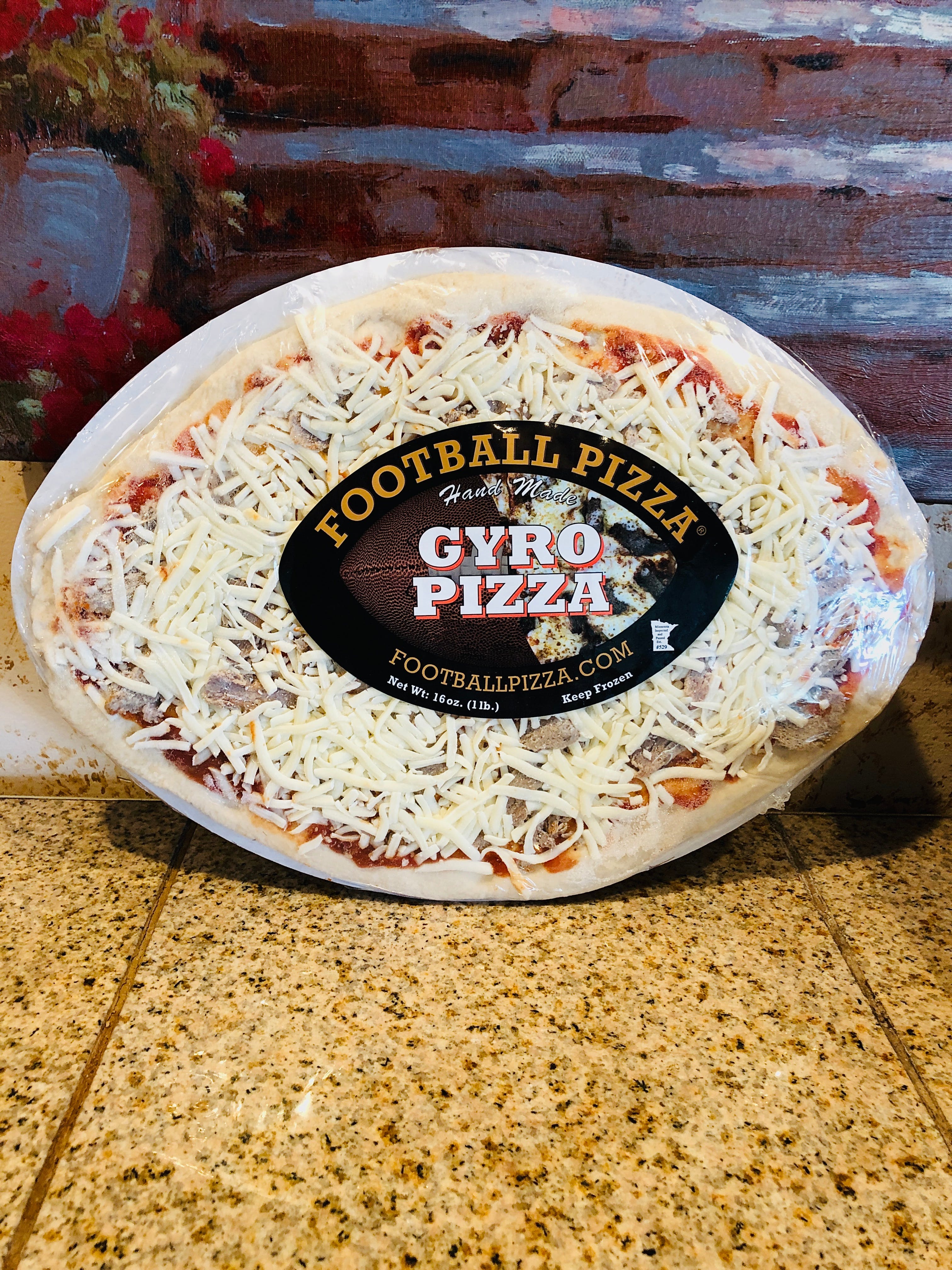 Order Gyro Frozen Pizza - Pizza food online from Football Pizza store, Minneapolis on bringmethat.com