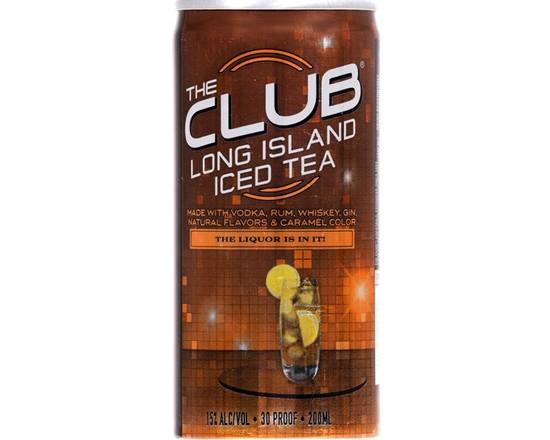Order The Club Long Island Iced Tea, 200mL bottle (15% ABV) food online from Moby Liquor store, Los Angeles on bringmethat.com