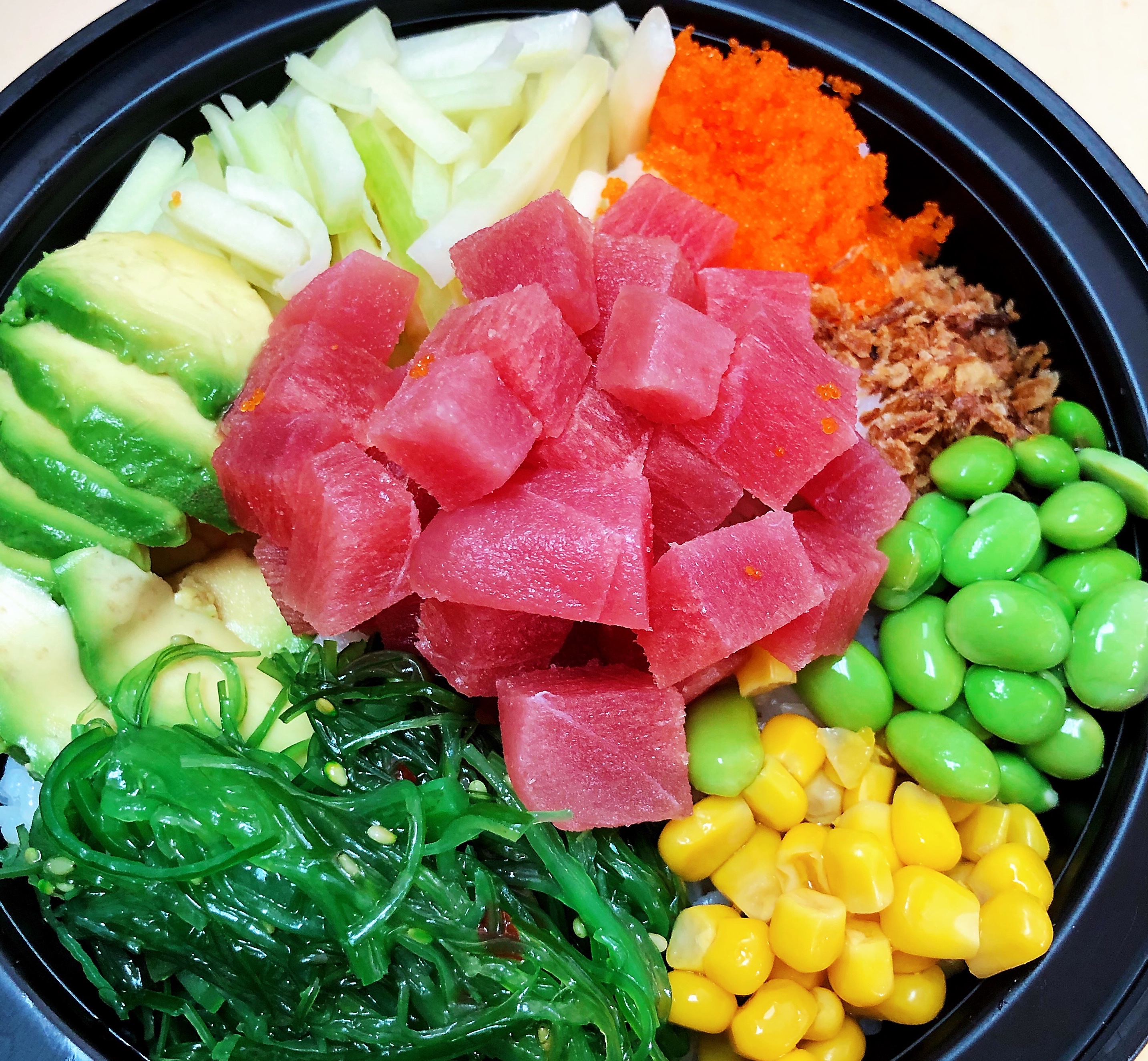 Order JB 2.Tuna poke bowl   food online from Asian Express store, Highland Park on bringmethat.com