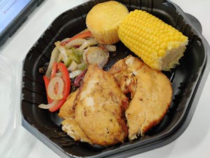 Order Chicken Breast Dinner food online from The Food Station store, Toledo on bringmethat.com