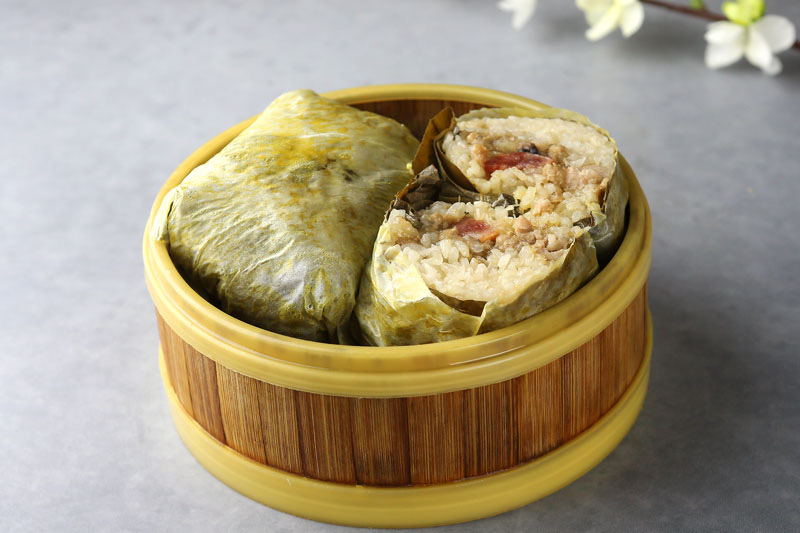 Order C14. Stuffed Sticky Rice in Lotus Leaf Wrap   珍珠糯米鸡 food online from Feng Ze Yuan store, San Francisco on bringmethat.com