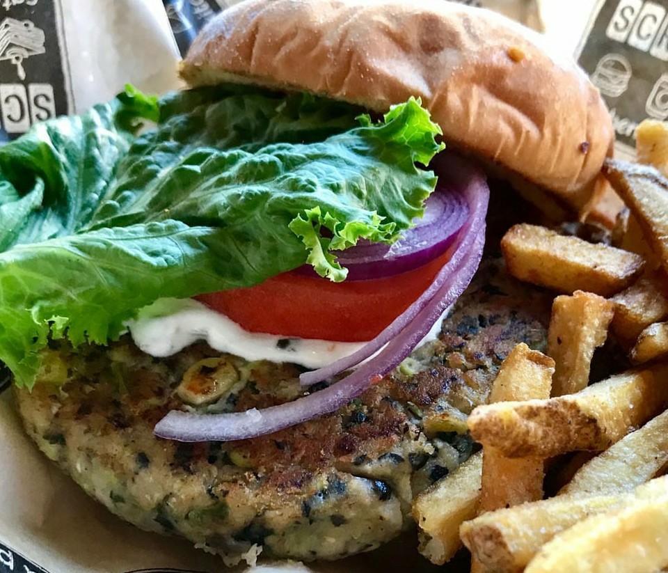 Order Meatless Burger food online from Scratch Kitchen & Lounge store, Forest Park on bringmethat.com