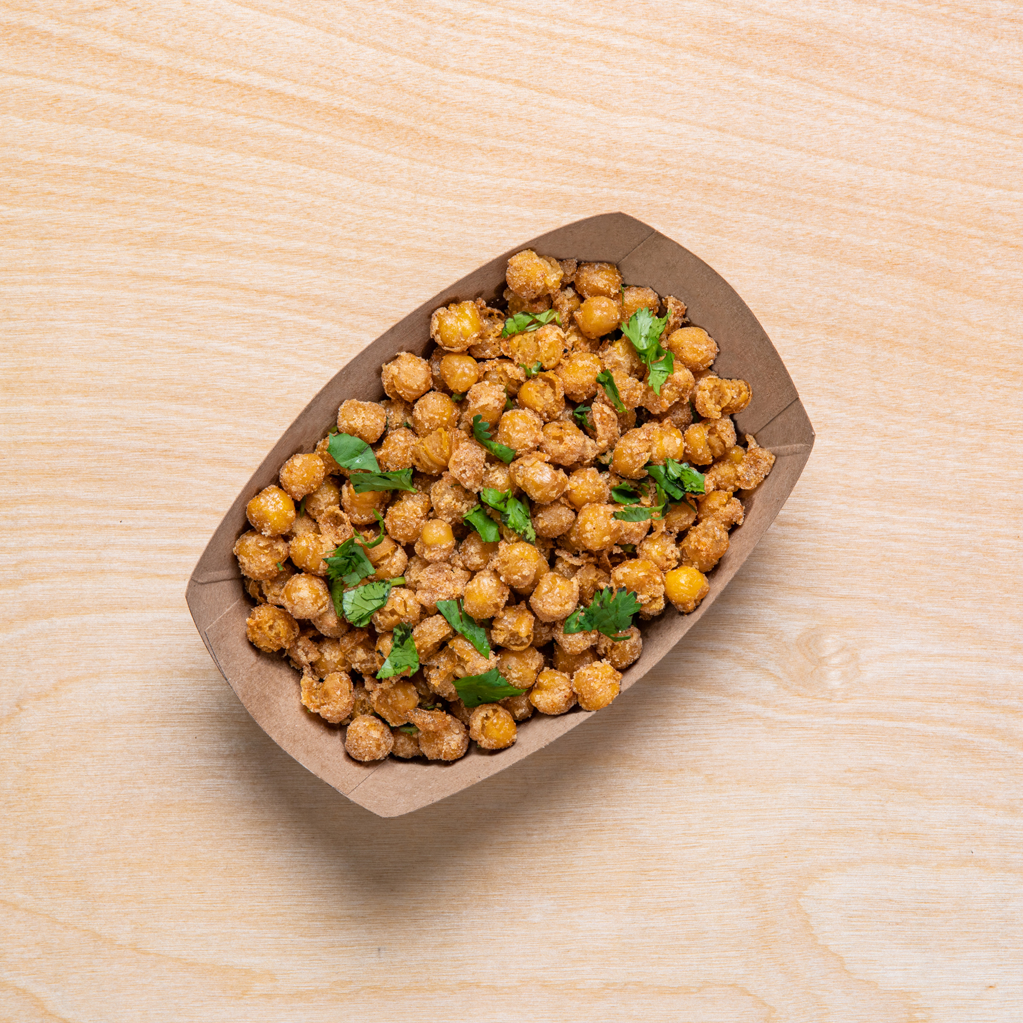 Order Crispy Chickpeas food online from Green Tomato Grill store, Brea on bringmethat.com