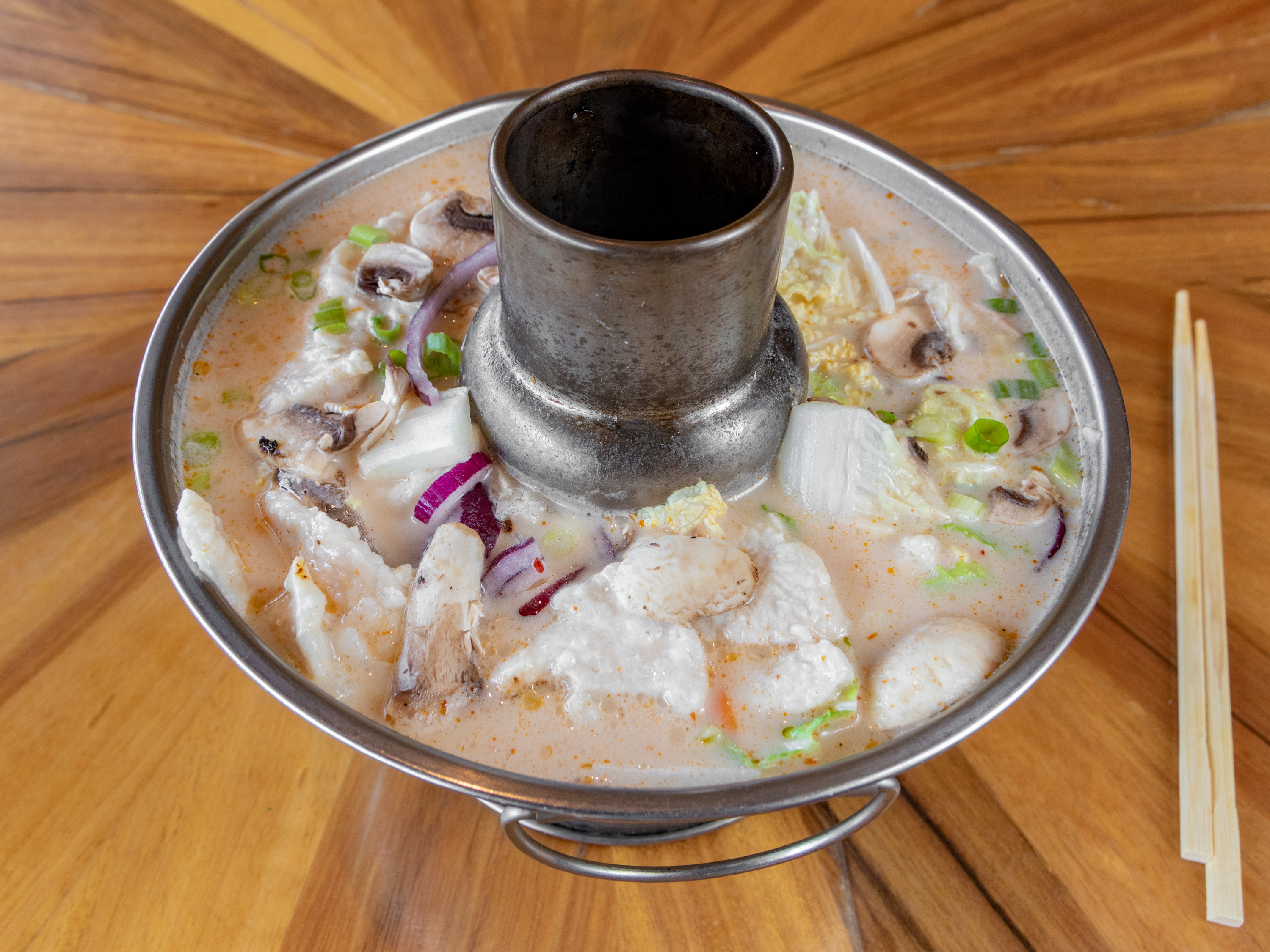 Order 11. Tom Kha Coconut Milk Soup food online from Peppers Thai store, Palm Springs on bringmethat.com