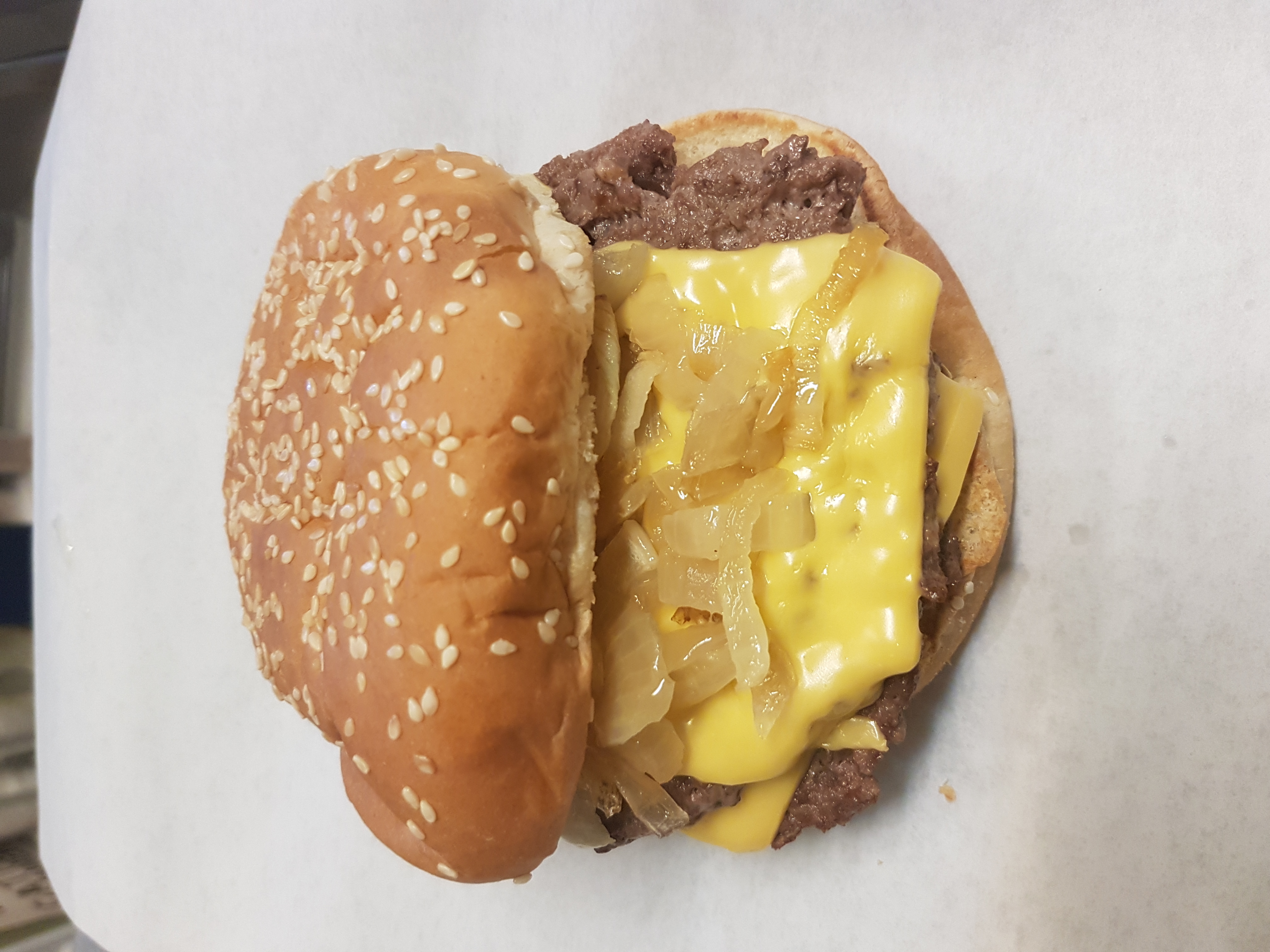Order Double Cheeseburger food online from Breakfast Land store, Chicago on bringmethat.com