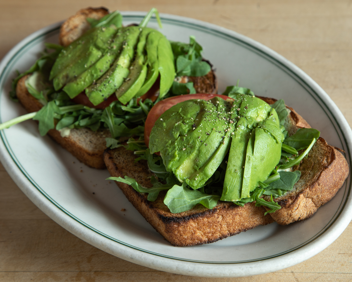Order Avocado Toast food online from Just For You Cafe store, San Francisco on bringmethat.com