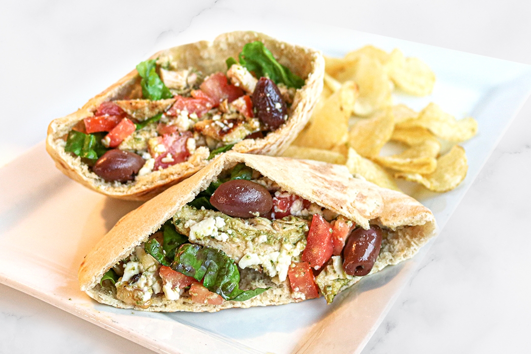 Order Greek Chicken Pita food online from Cafe Express store, Houston on bringmethat.com