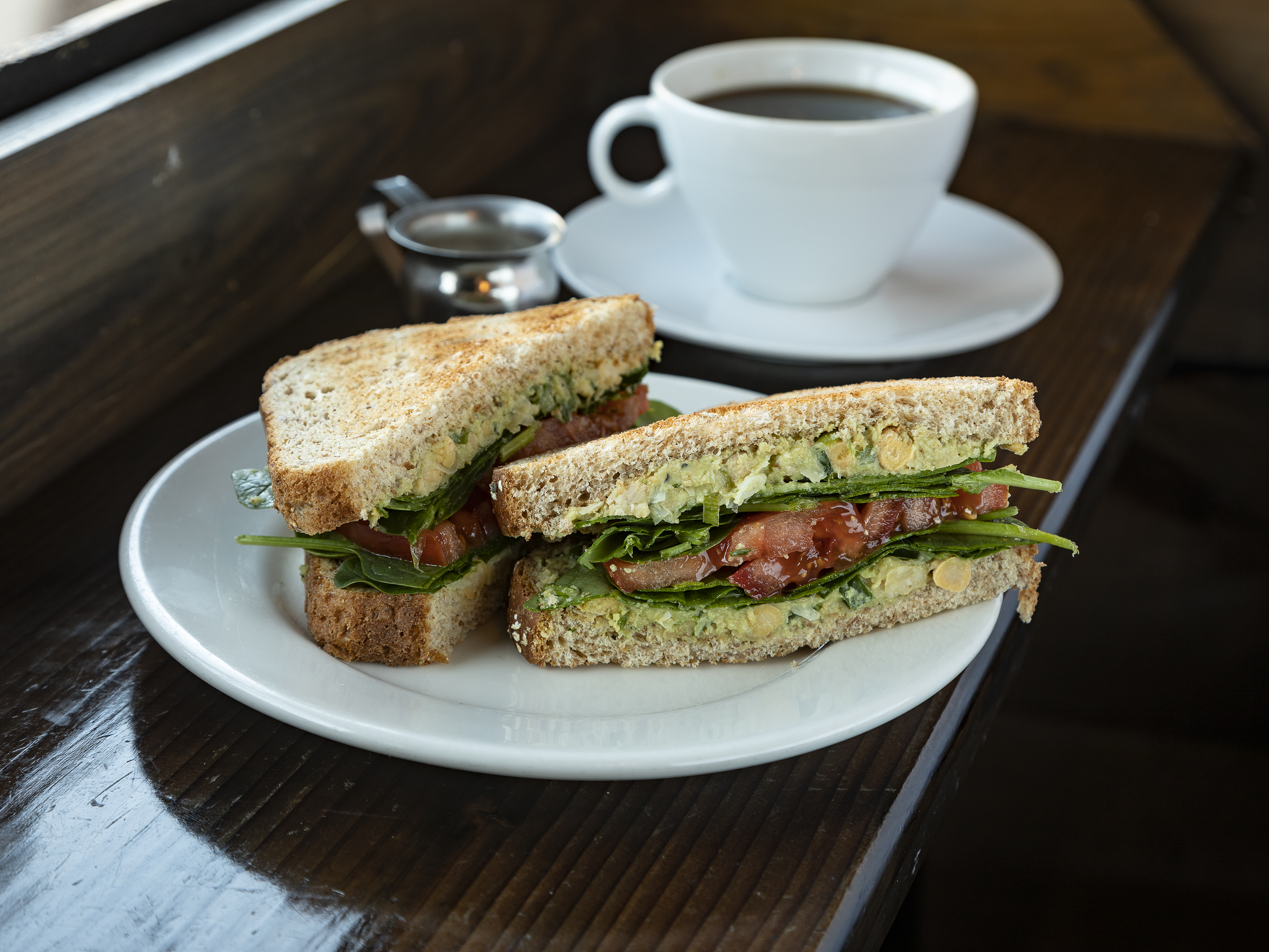 Order Smashed Chickpea & Avocado Sandwich food online from Doughnuts & Draughts store, Worcester on bringmethat.com