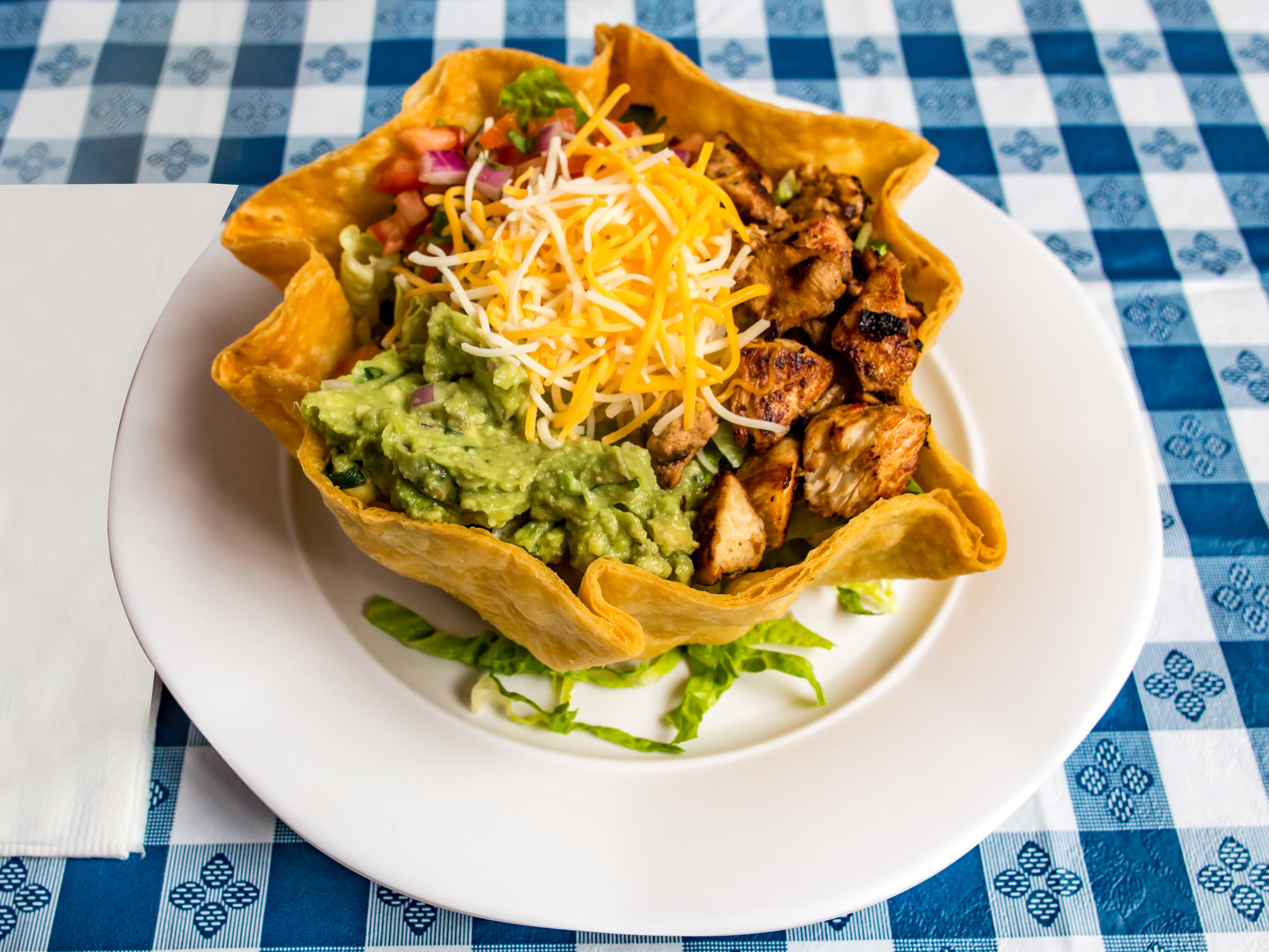 Order Mexican Taco Salad food online from Tico's Tacos store, Philadelphia on bringmethat.com