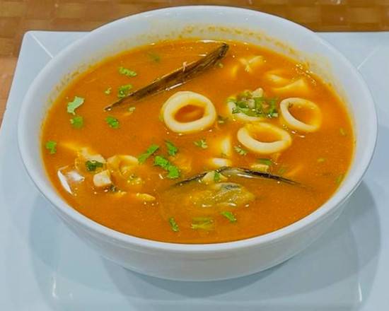 Order Seafood Soup (Parihuela) food online from MILLENIUM CHICKEN store, Valley Stream on bringmethat.com