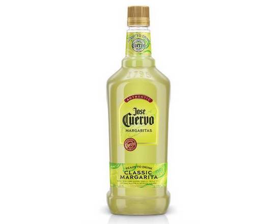 Order Jose Cuervo Classic Margarita, 1.75L (9.95% ABV) food online from Moby Liquor store, Los Angeles on bringmethat.com