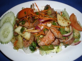 Order Spicy Beef Salad food online from Awesome Thai store, Los Angeles on bringmethat.com