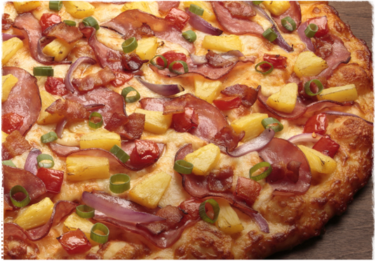 Order Maui Zaui Pizza food online from Round Table Pizza store, San Francisco on bringmethat.com