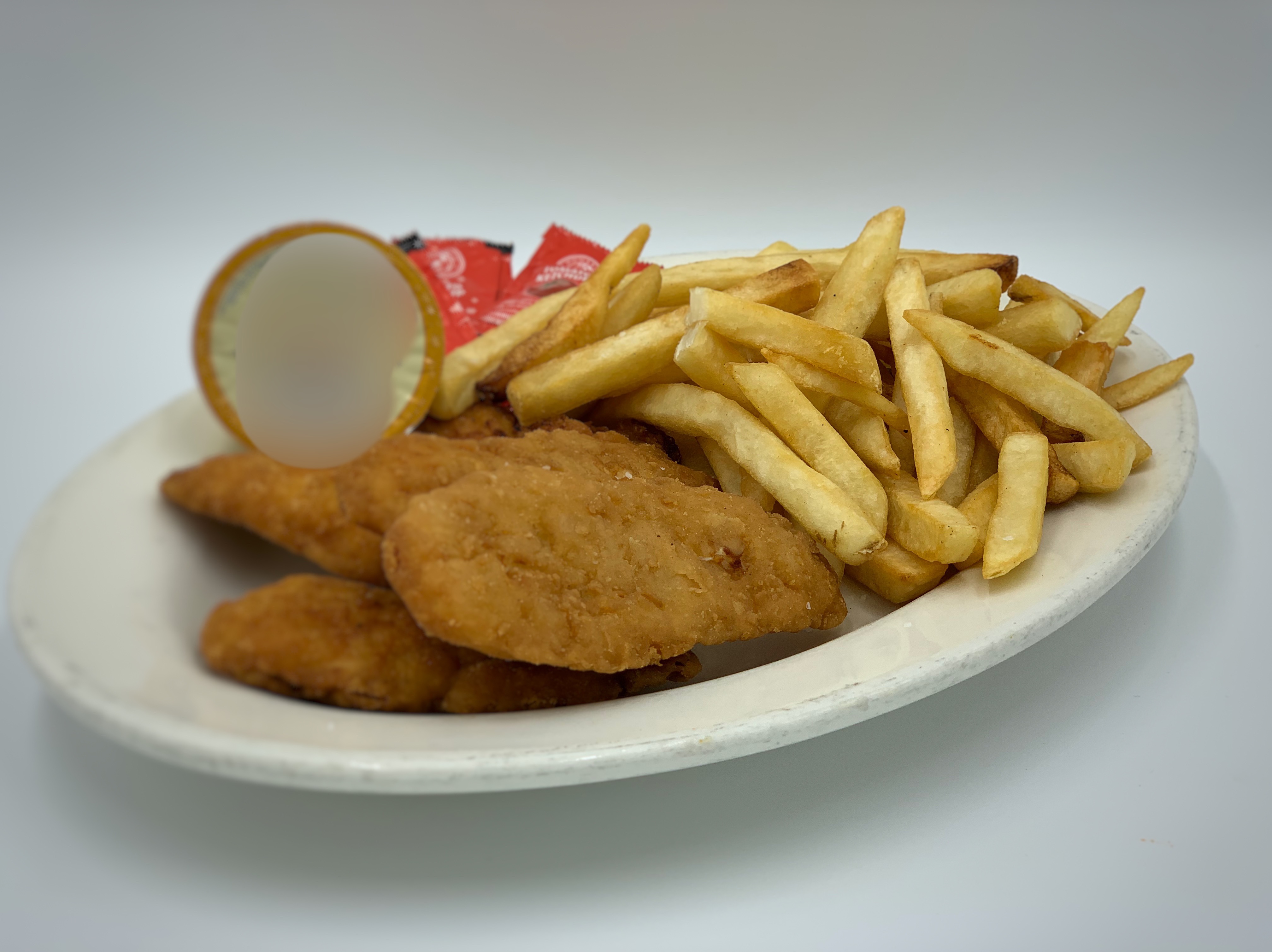 Order Chicken Fingers with Fries food online from Mario's Pizzeria of Seaford store, Seaford on bringmethat.com