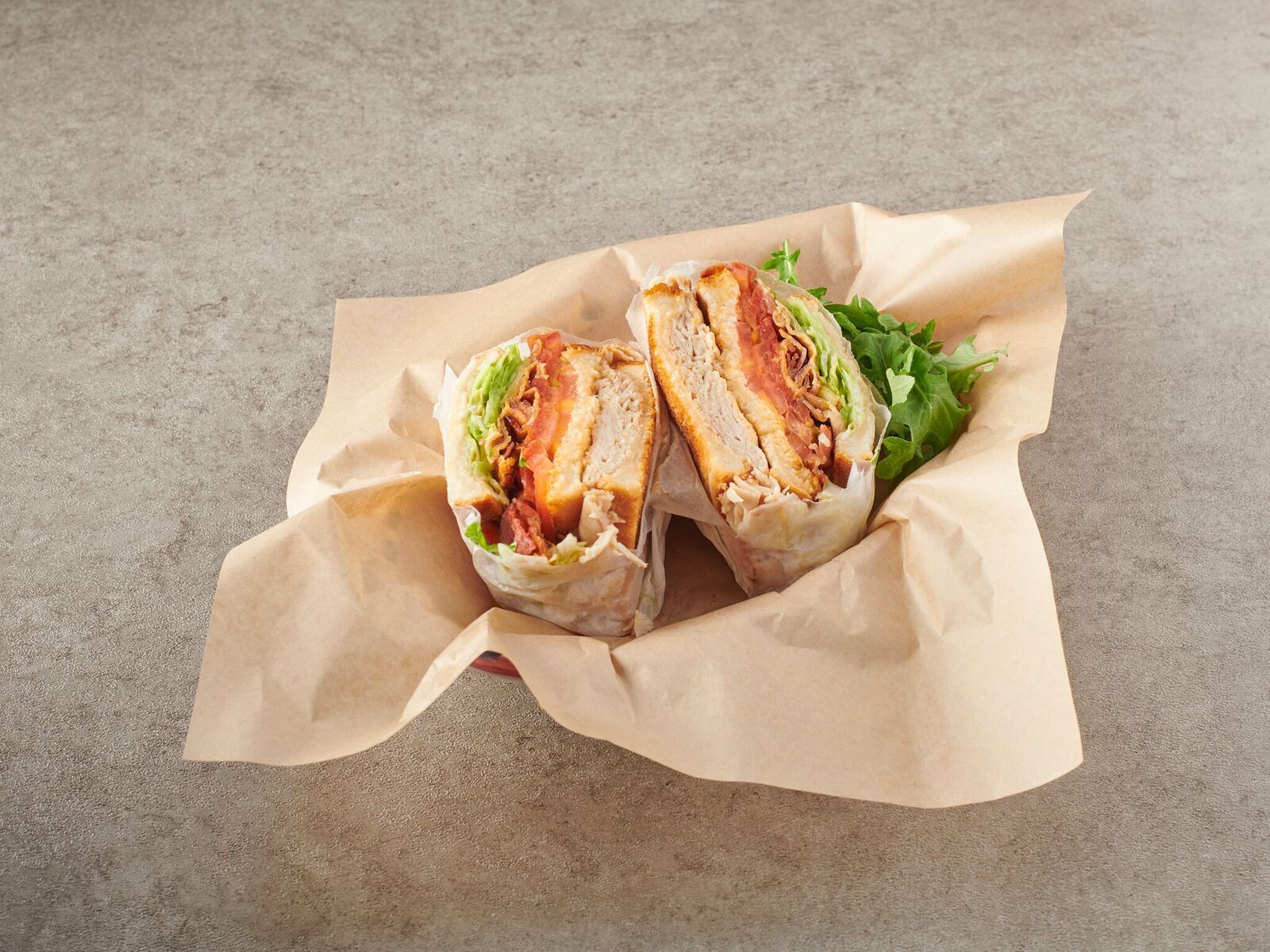 Order 5. Turkey Club Sandwich food online from Hana Food store, Brooklyn on bringmethat.com