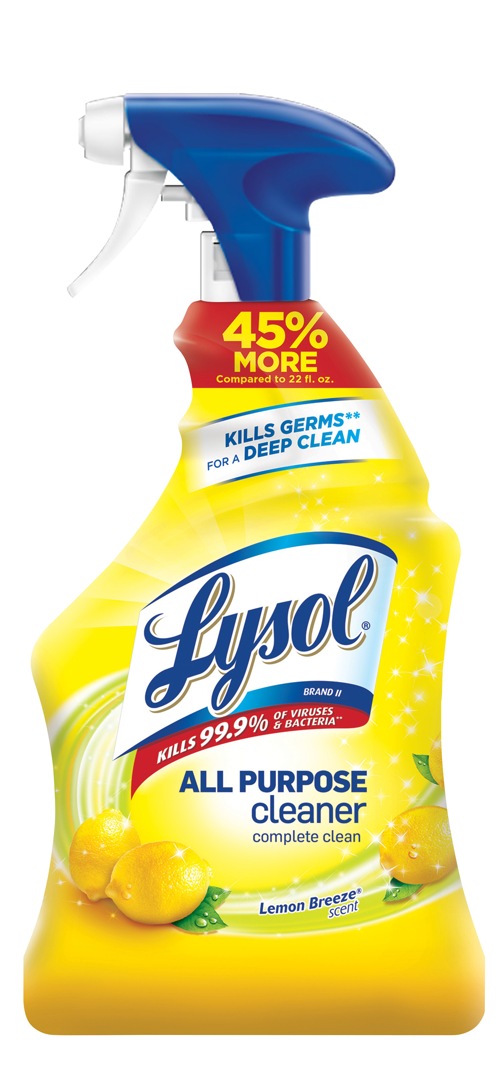 Order Lysol All Purpose Cleaner, Lemon Breeze - 32 fl oz food online from Rite Aid store, Antelope on bringmethat.com